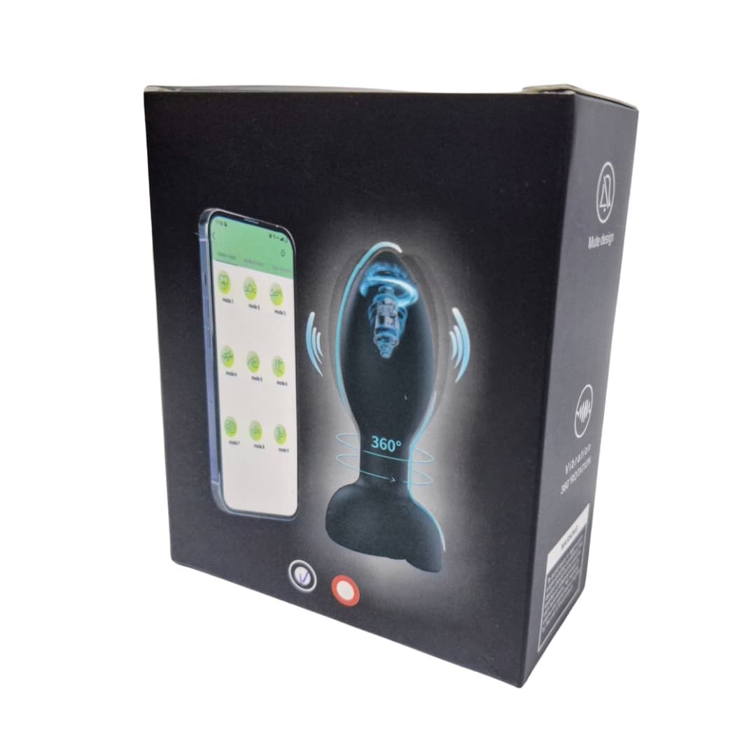 Plug anal con App y rotación de 360° 