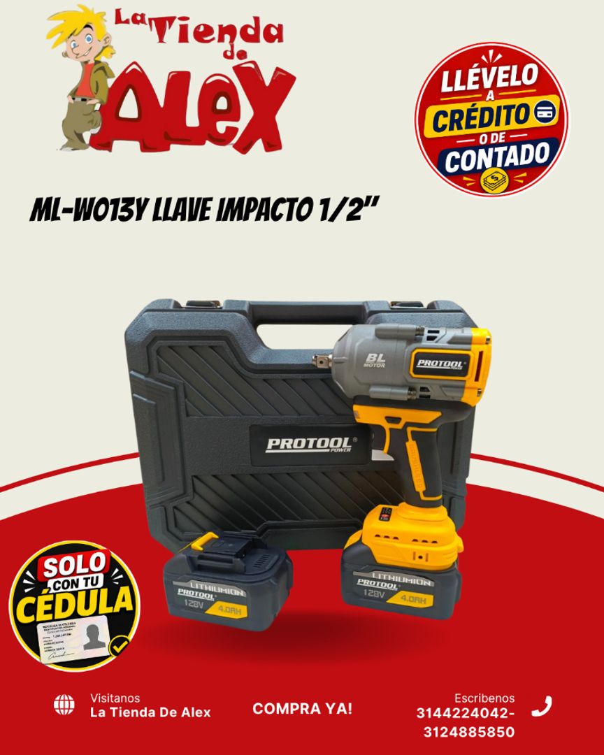 ML-W013Y LLAVE IMPACTO 1/2"