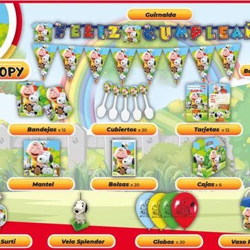 Imagen del producto DECORACIÓN SNOOPY 