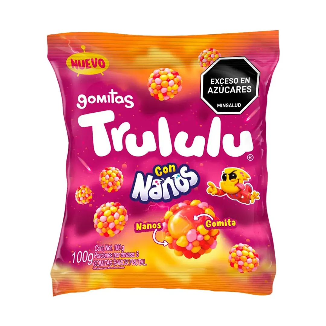 GOMAS TRULULU NANOS TROPICAL*100G