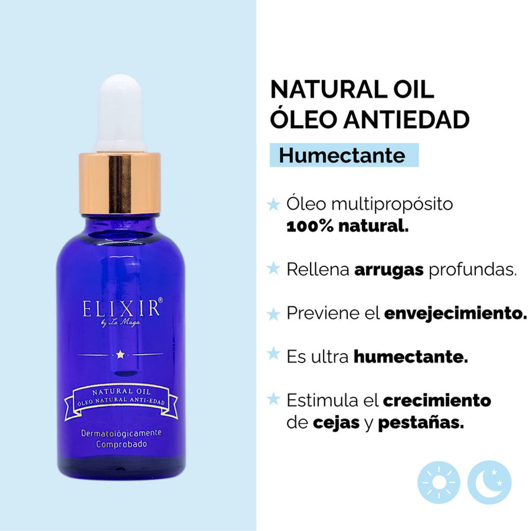 Natural Oil aceite facial antiedad – Elixir by La Maga