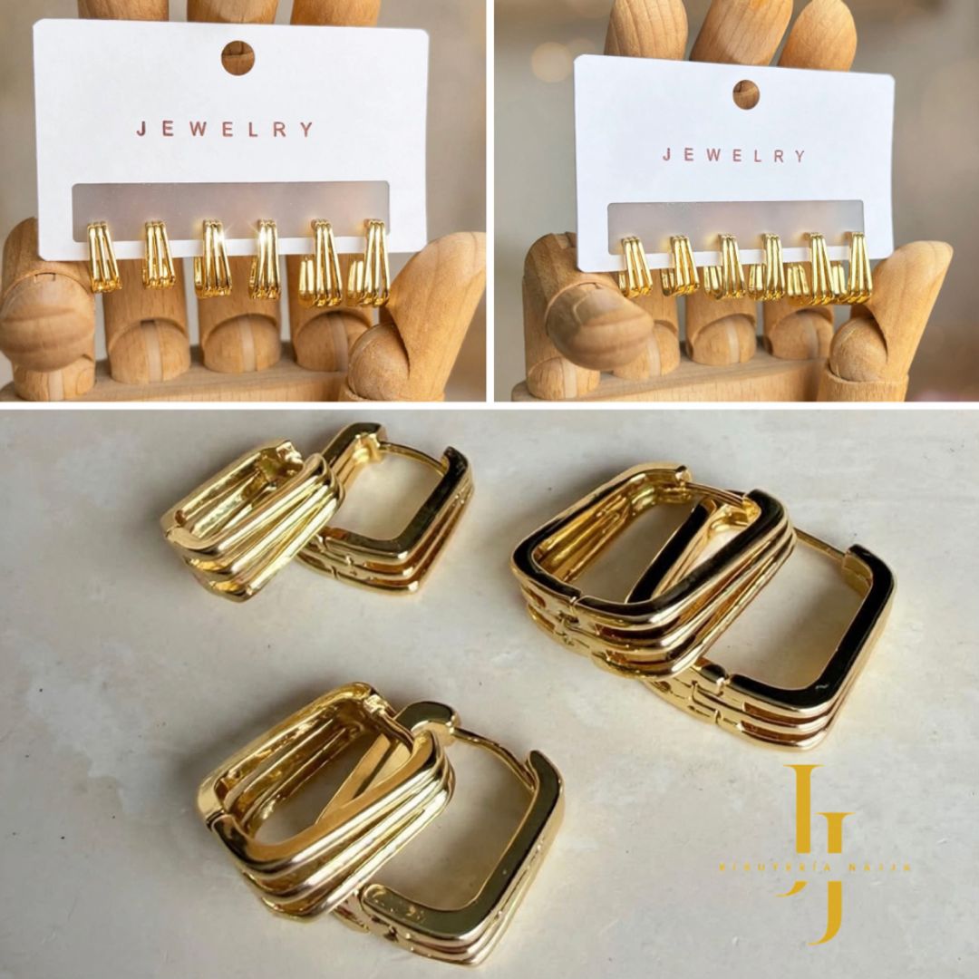 Set Triple Hoops
