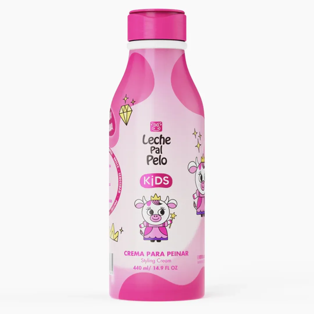 CREMA PARA PEINAR KIDS NIÑA 440ML LECHE PAL PELO