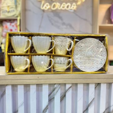 MUG CAJA DORADA X6  - imagen 1