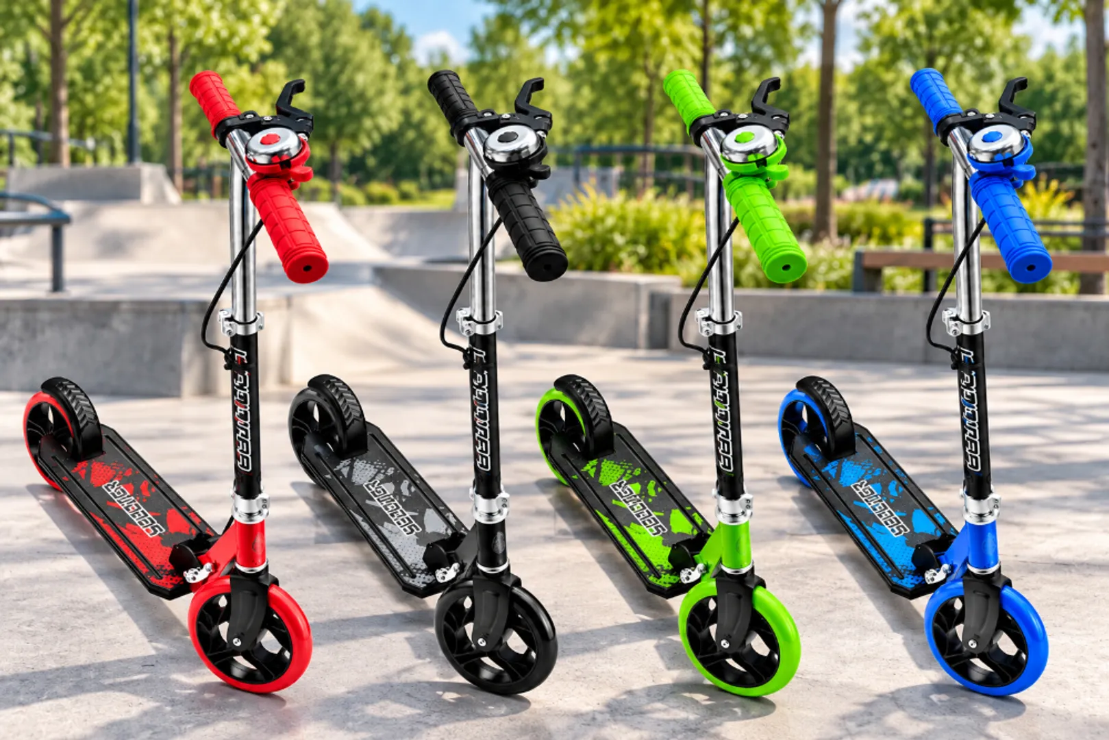 PATINETA MONOPATIN METALICA INFANTIL CON TIMBRE