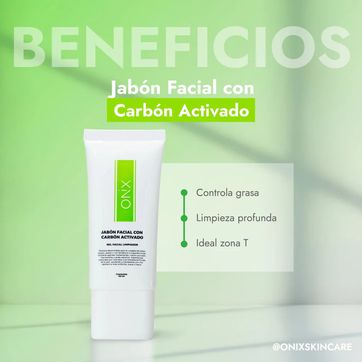 Imagen del producto Jabón facial carbón activado Onix