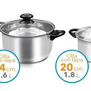 BATERIA ACERO 7 PIEZAS TV HOME ELEMENTS	 - imagen 2