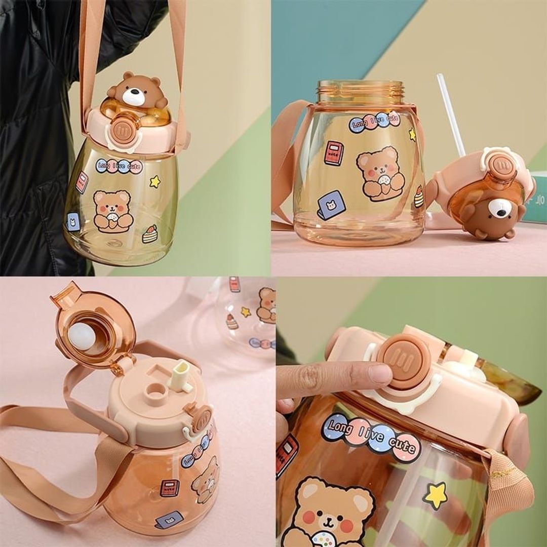 Vaso pitillo animalitos