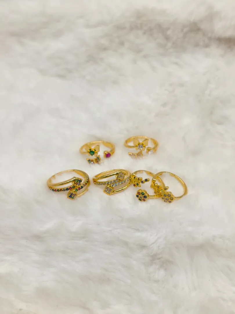 Anillos en covergold 