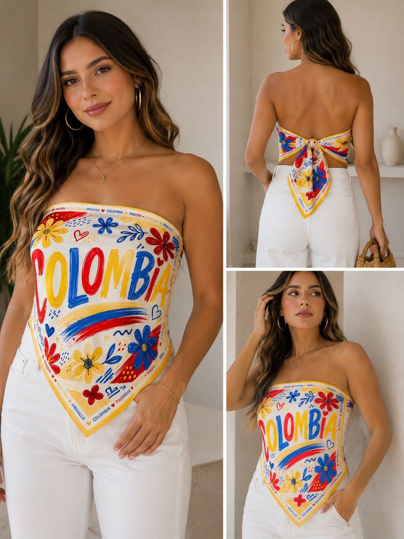 PAÑOLETA PREMIUM 70cmx70cm COLOMBIA DISEÑO 4