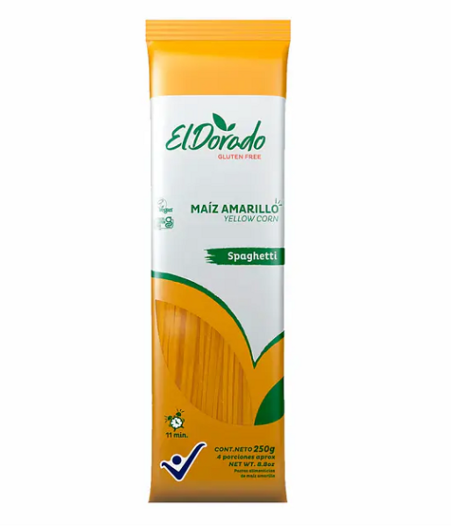 PASTA DE MAIZ SPAGHETTI X 250 GR