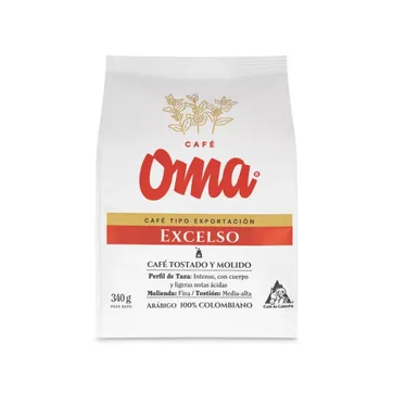 Imagen del producto CAFE OMA EXCELSO MOLIDO*340G