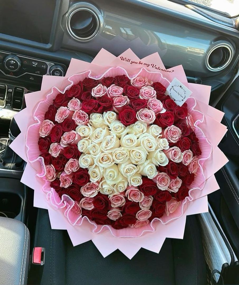 Ref.Buchon Corazon x100 rosas