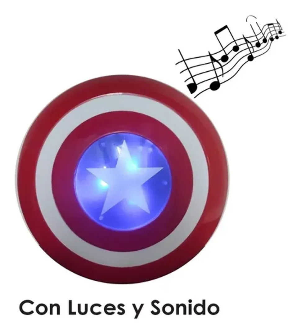 ESCUDO CAPITAN AMERICA LUCES Y SONIDO