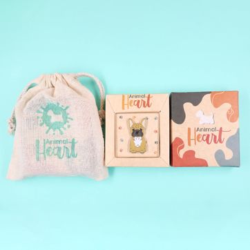 PIN BULLDOG FRANCES CAFE - imagen 2