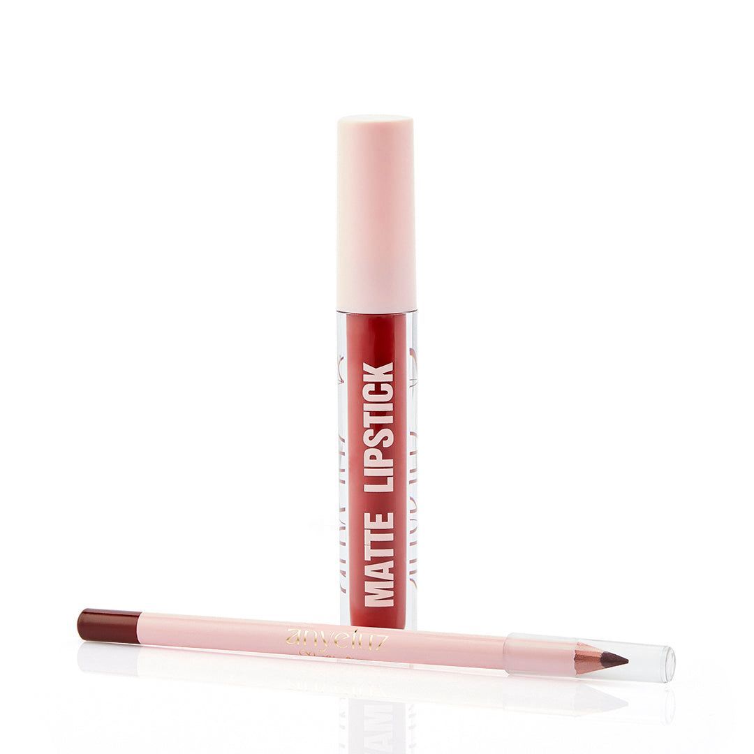 BRILLO LABIAL DELINEADOR MATTE LIPSTICK ANYELUZ