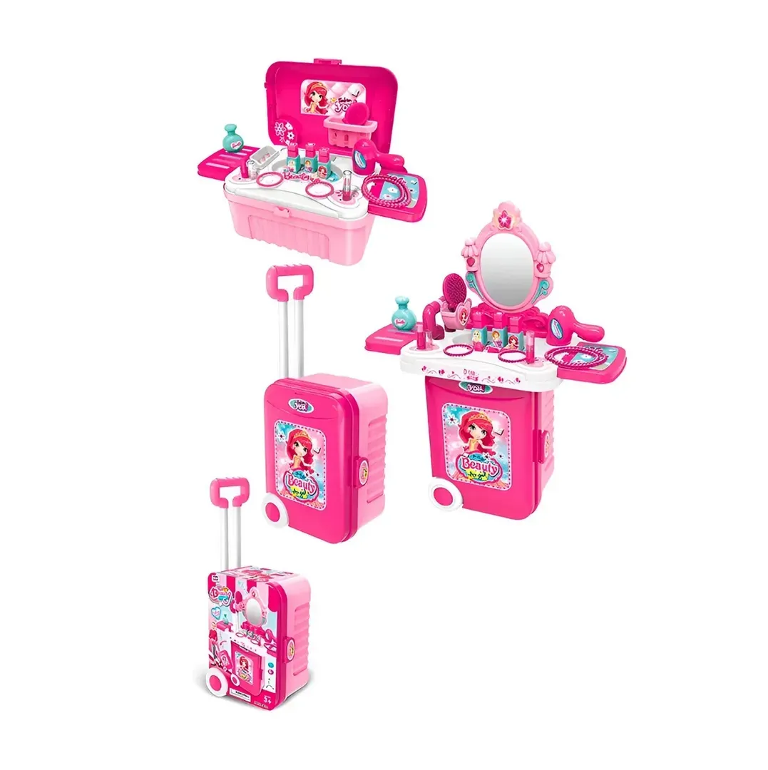 JUGUETE MALETA DE BELLEZA PRINCESA 3 EN 1
