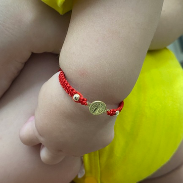 Imagen del producto Pulsera San Benito balín 4mm