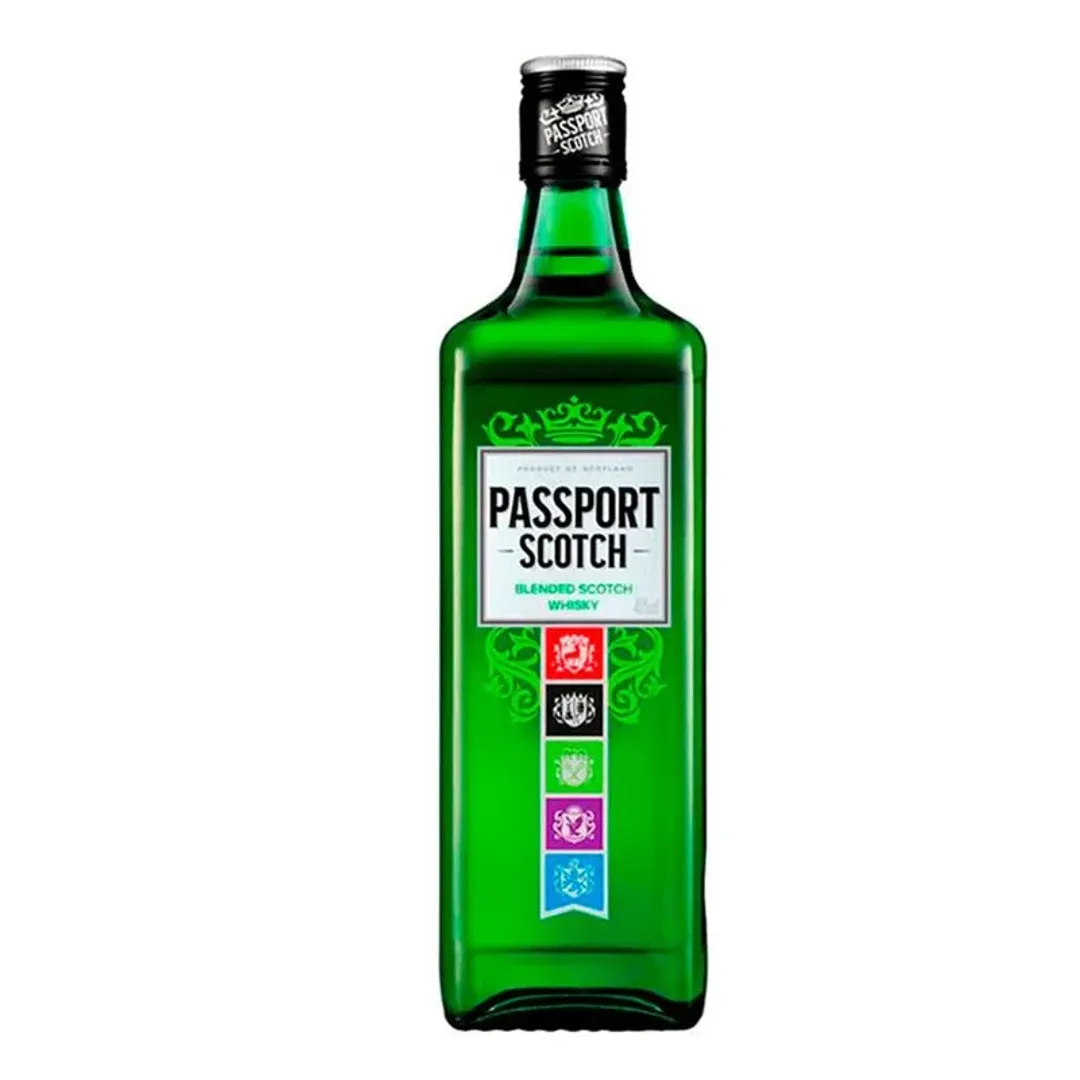 Whisky passport scotch botella