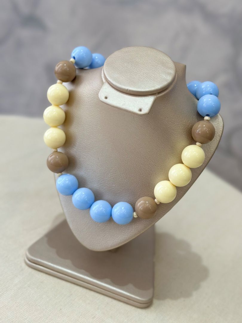 Collar abaco combinado Azulcielo 