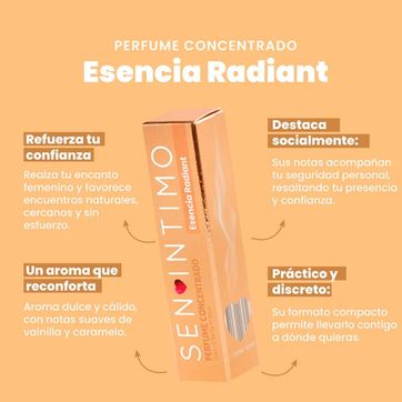 Pheromone Infused Parfum Radiant x 10 Ml Sen Intimo - imagen 1