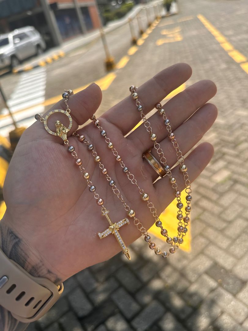 Camandula tres oros balín 5mm 