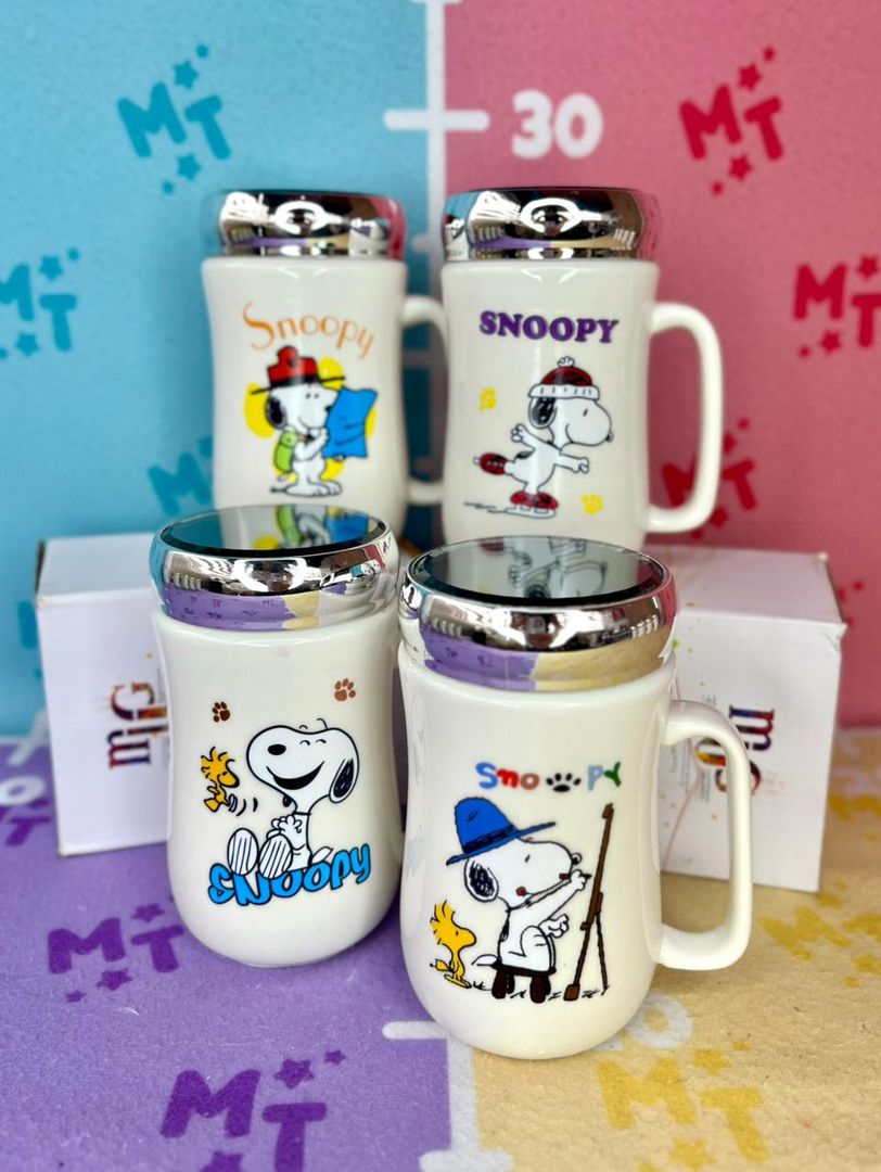 Mugs tapa espejo "Snoopy"