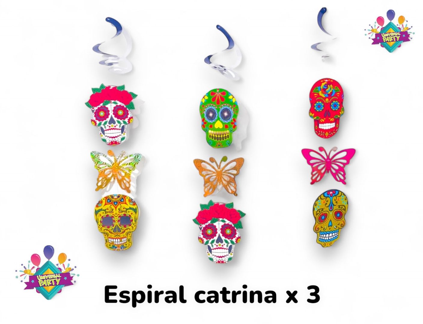 ESPIRAL CATRINA X 3 UNI 