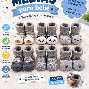 Medias de bebe x6 unidades - imagen 1