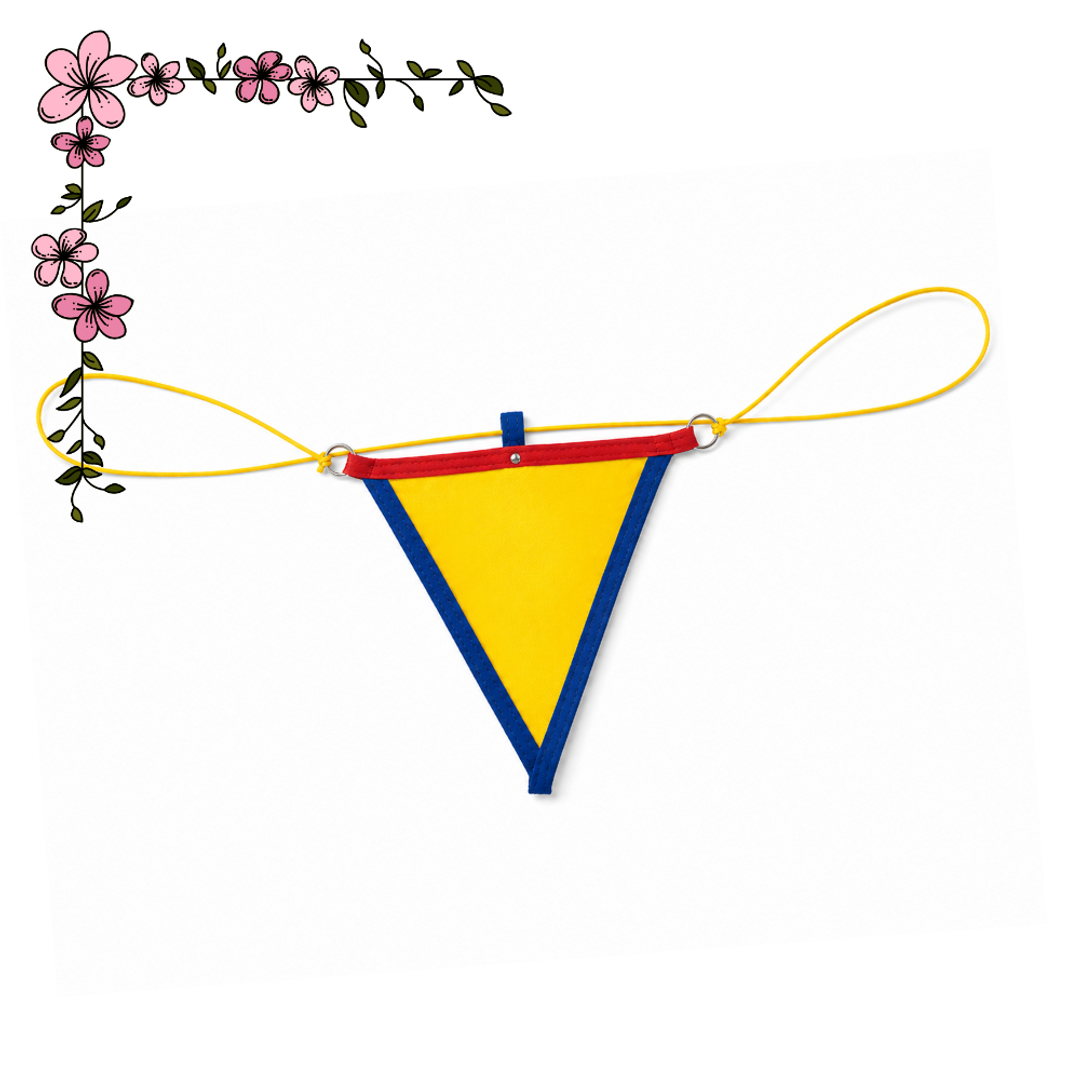 Micro Tanga tricolor en Lycra