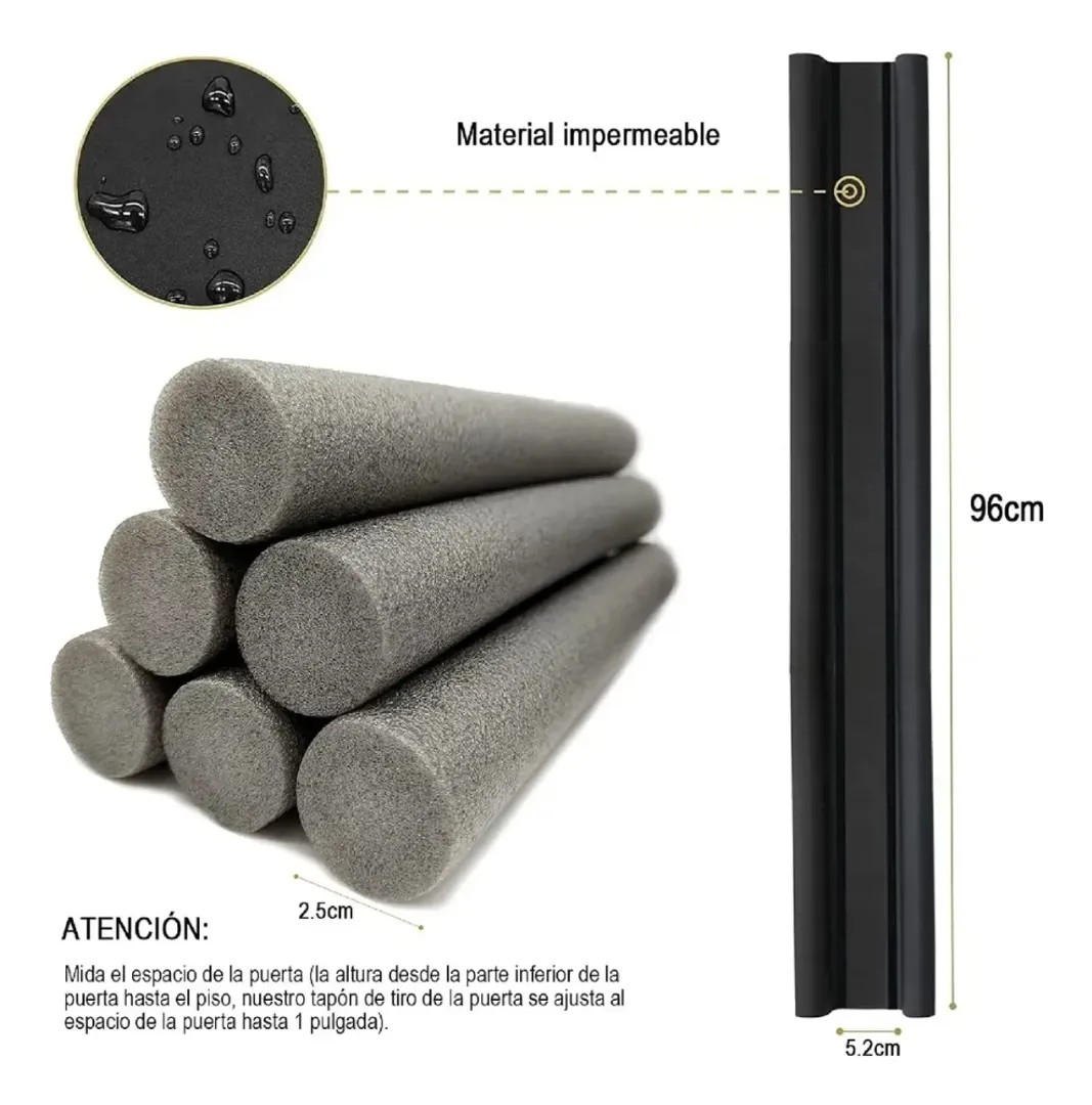 TAPON PROTECTOR BAJO PUERTA ANTINSECTOS RUIDO POLVO