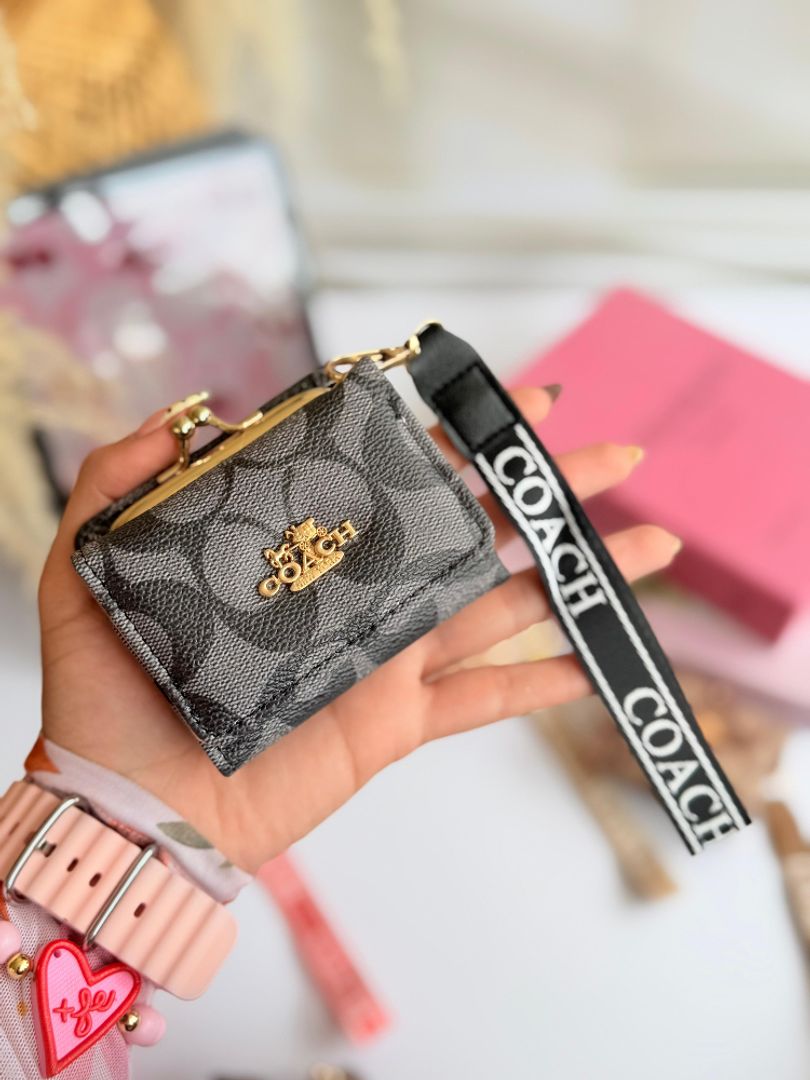 MINI CARTERA MONEDERA CH 4521 BLACK