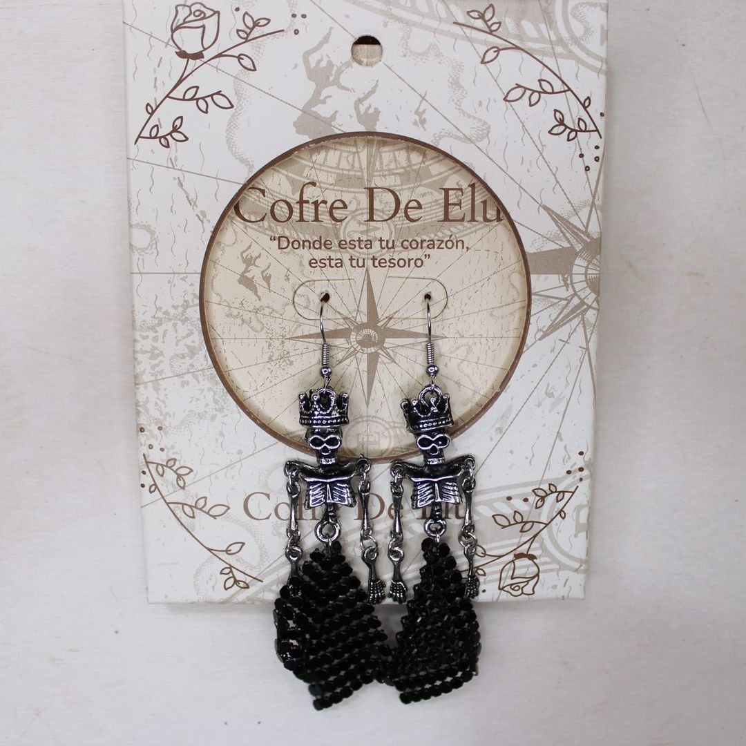 ARETES BAILARINA NEGRA