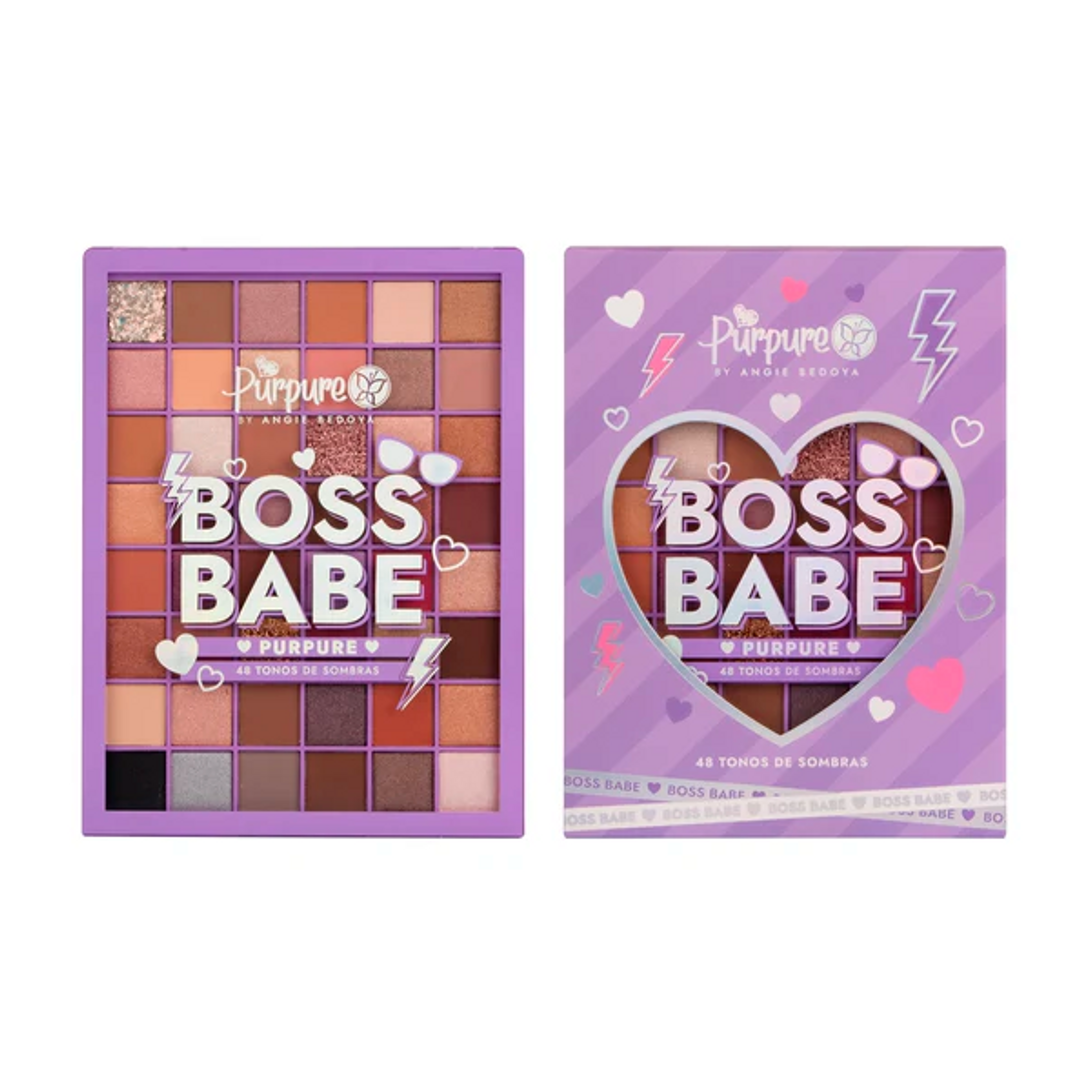 PALETA DE SOMBRAS BOSS BABE x48 TONOS PURPURE