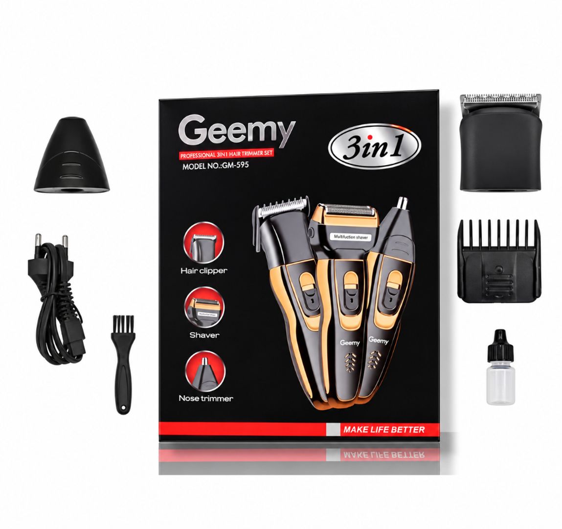 PATILLERA AFEITADORA GEEMY 3 EN 1 HOMBRE
