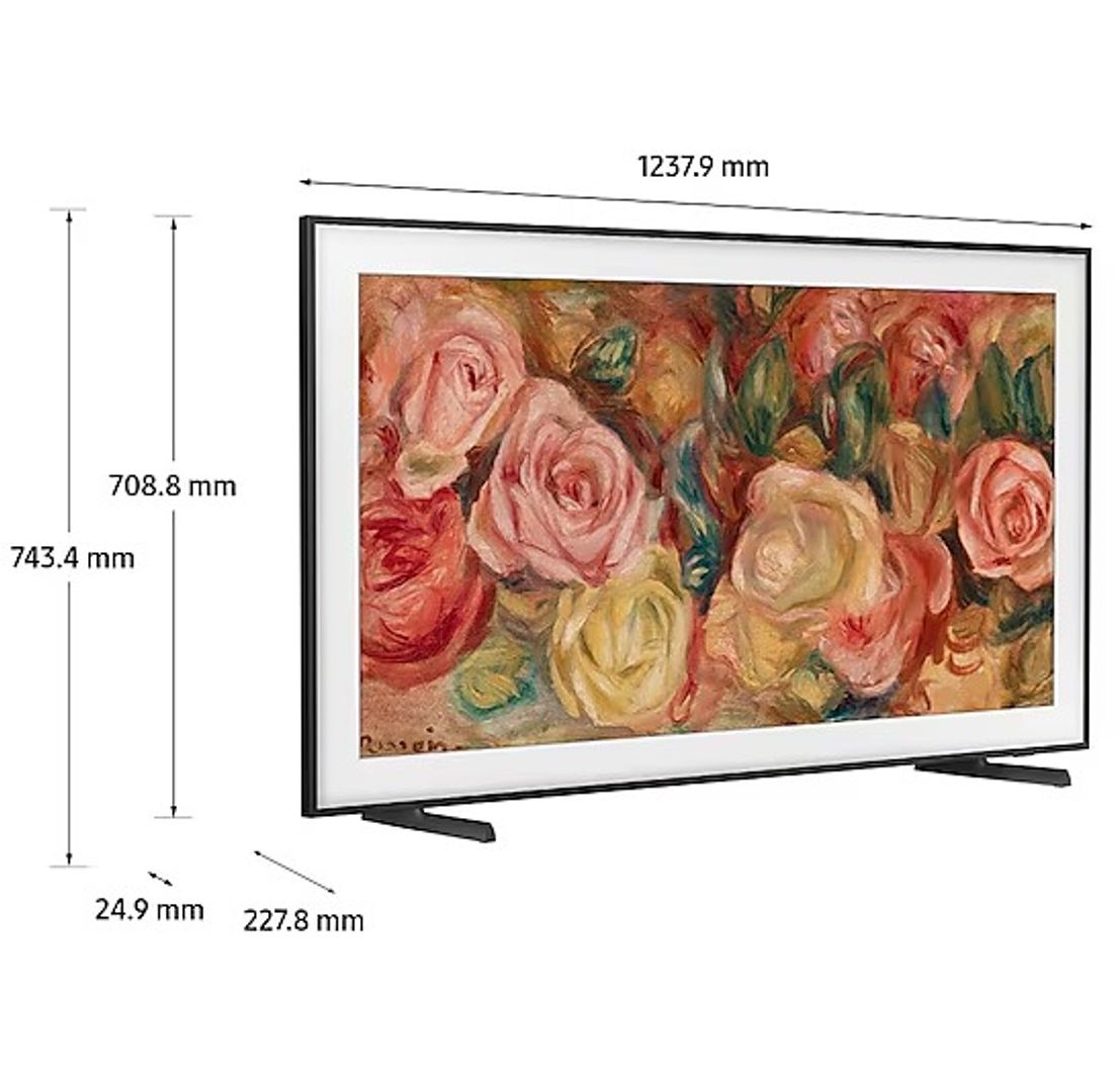 TV SAMSUNG 55" 4K-UHD QLED CON MARCO CAOBA