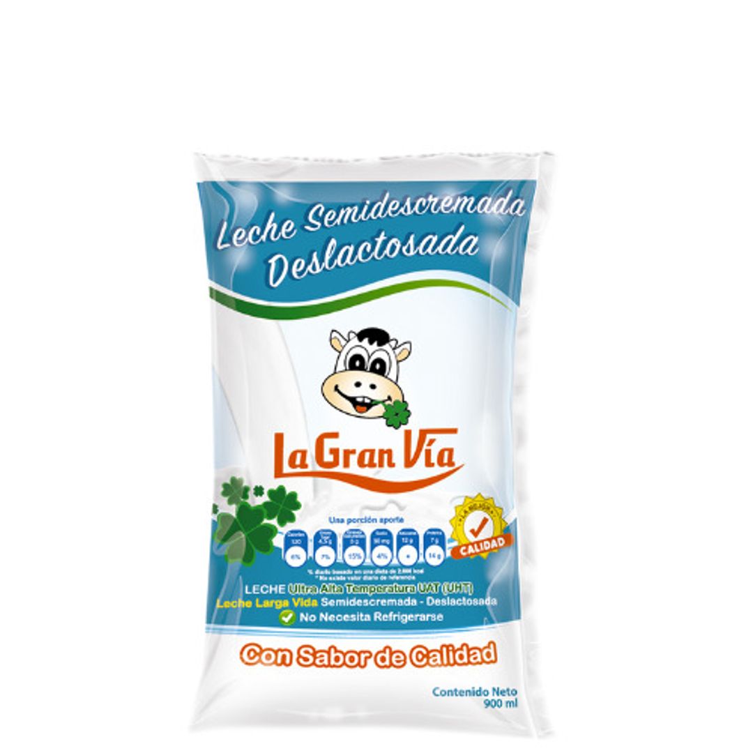 LECHE DESLACTOSADA LA GRAN VIA*900ML