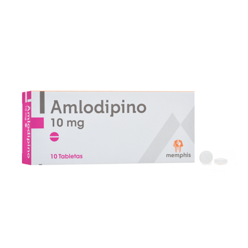 Imagen del producto AMLODIPINO 10MG MEMPHIS DIS X 10 TAB