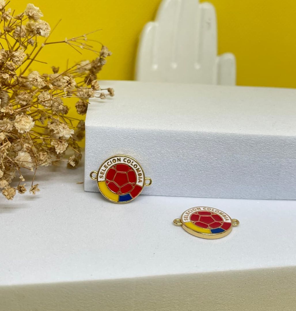 Herraje placa seleccion colombia colors