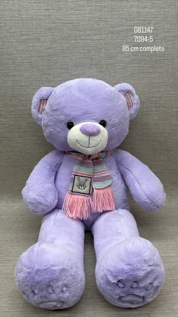 OSO PATAS LARGAS CON BUFANDA DE 85 CM