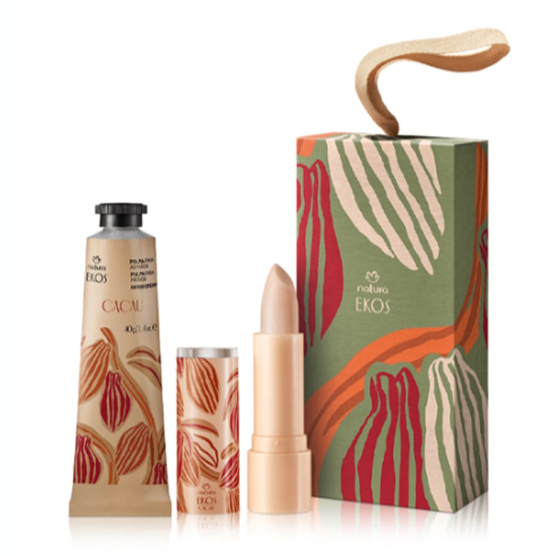 KIT EKOS CACAO HIDRATANTE PARA MANOS Y LABIOS
