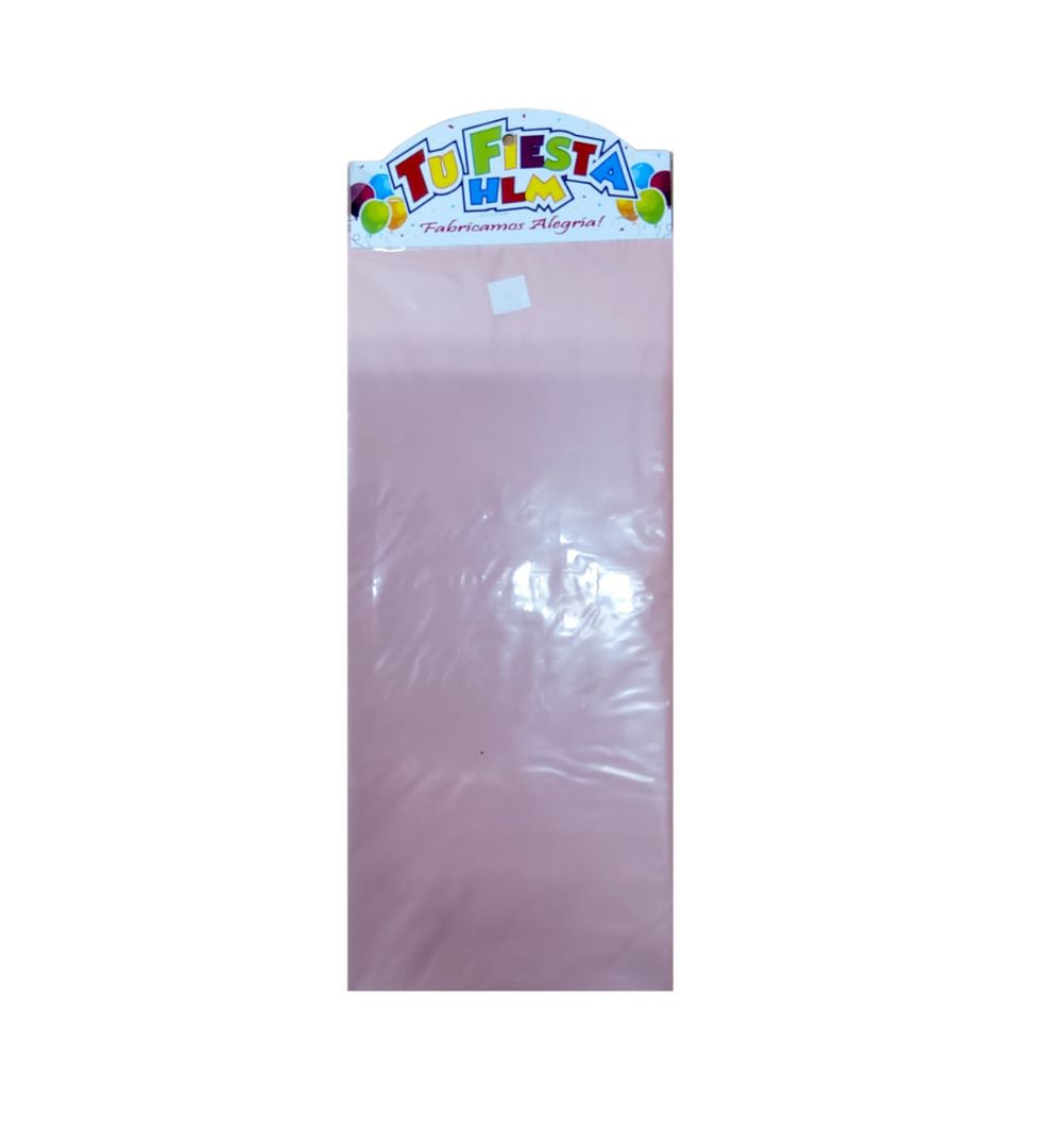 Mantel plastico color piel