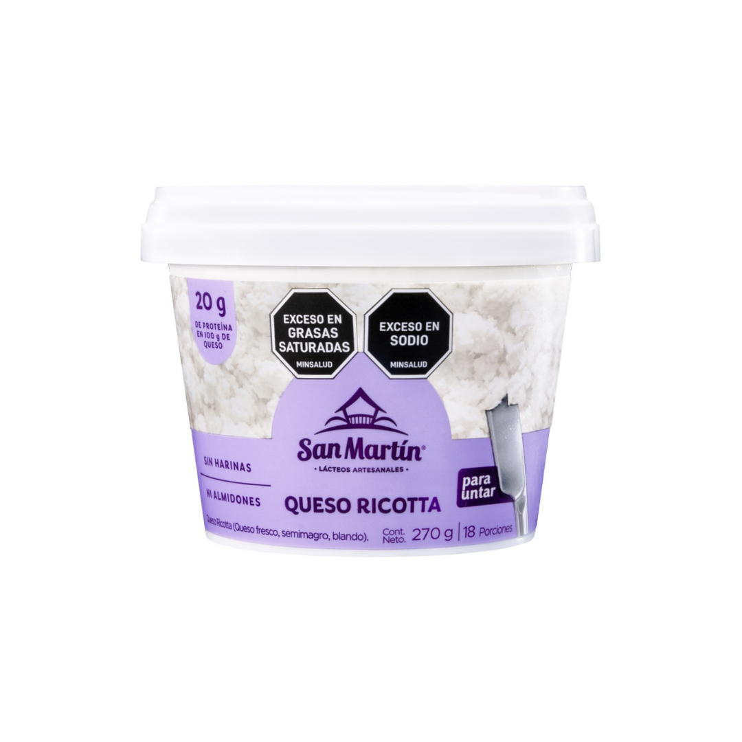 QUESO RICOTTA 270GR SAN MARTIN