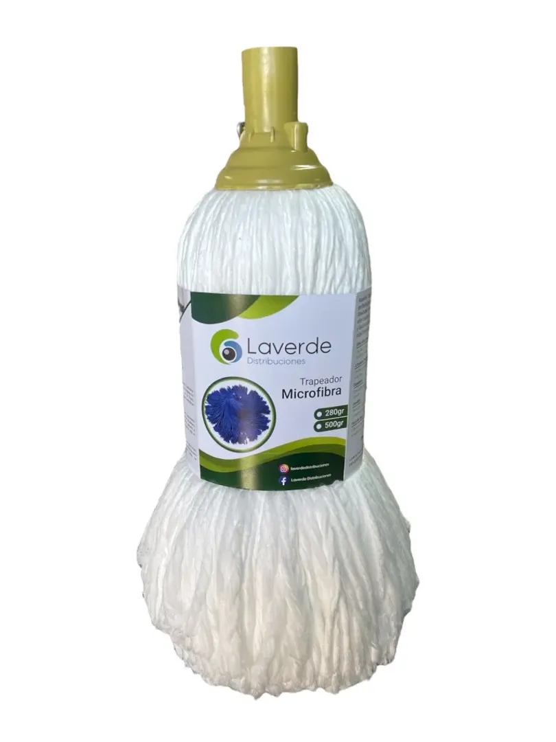 TRAPERO MICROFIBRA BLANCO 280 GR SIN PALO