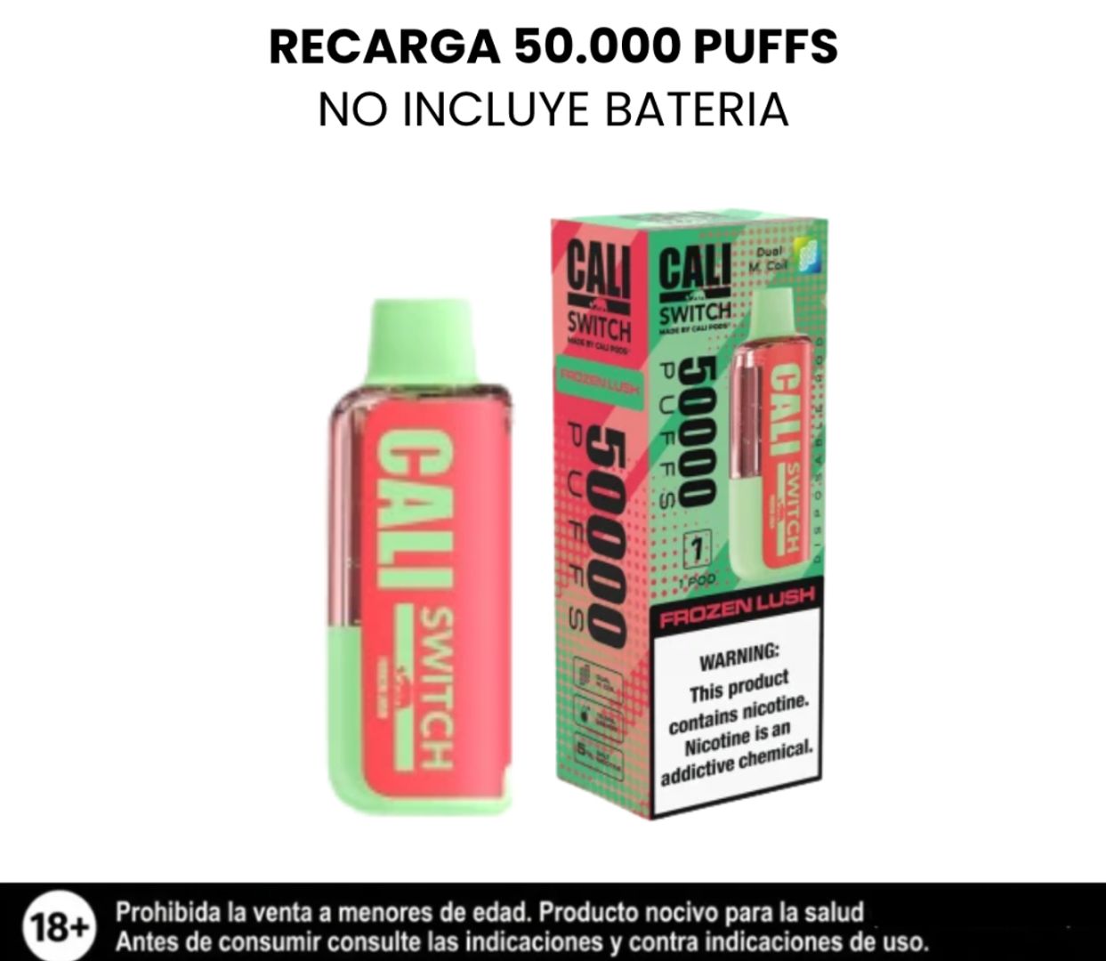 Cali Pod Frozen Lush 50.000 Puffs