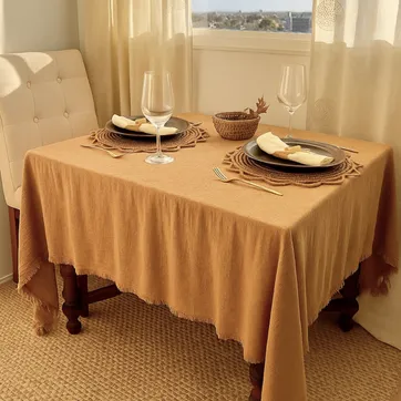 Imagen del producto Mantel Gaza Ocre VENDIDO 