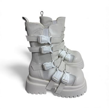 Botas chunky blancas  - imagen 1