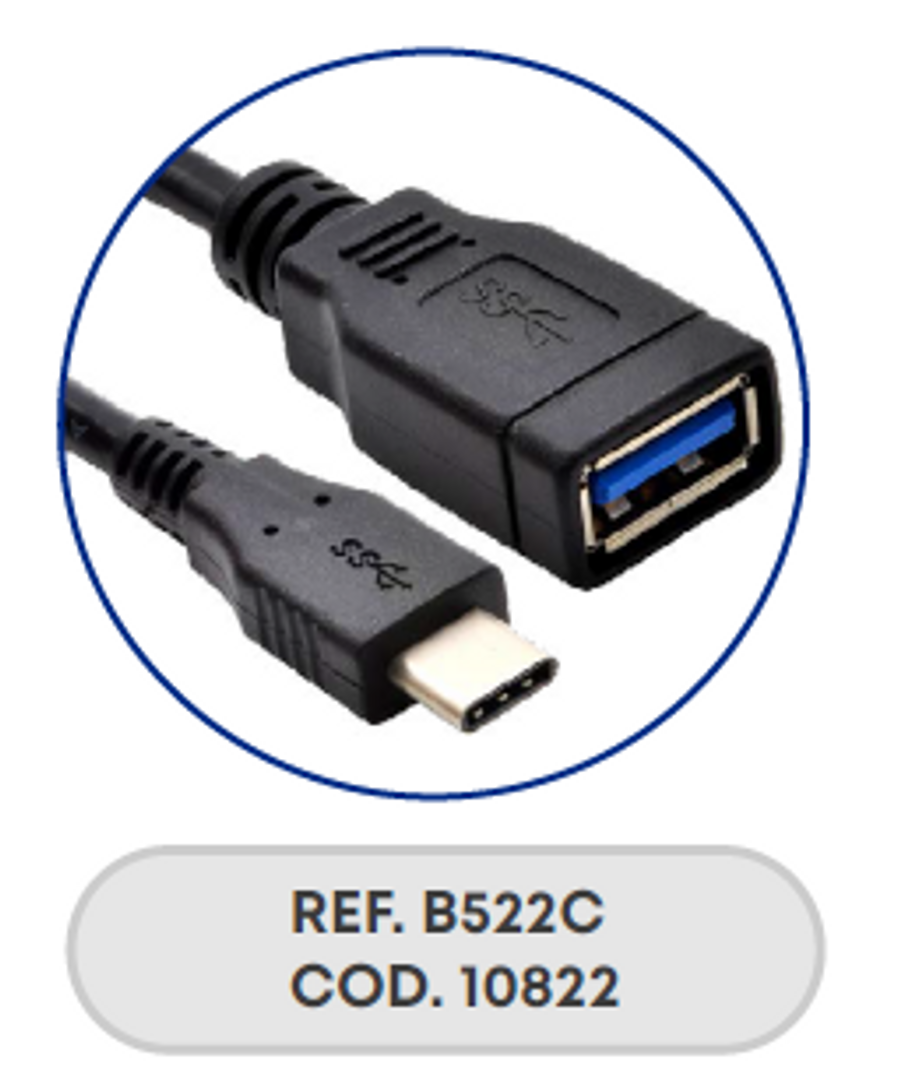 CABLE OTG USB 3.0 A TIPO C