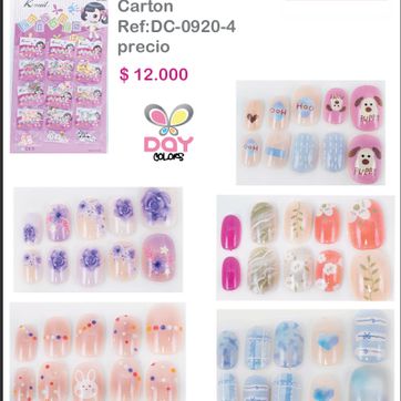 Imagen del producto DC0920-4 UÑAS DECORADAS