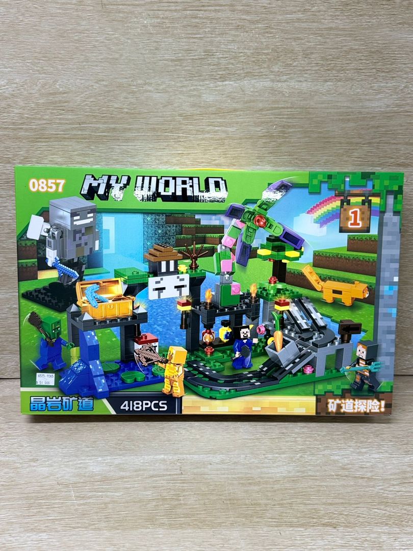 6925 LEGO MINECRAFT 418 PIEZAS